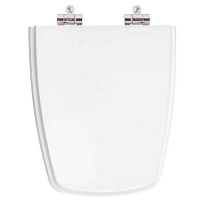 Assento Sanitário Stylus Excellence Alongado Resina Plástica Fechamento Suave Branco Pontto Lavabo