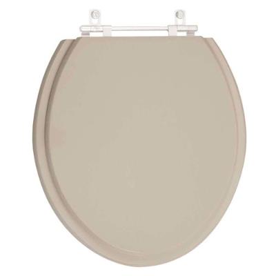 Assento Sanitário Saara Oval Poliéster Fechamento Convencional Bege Pontto