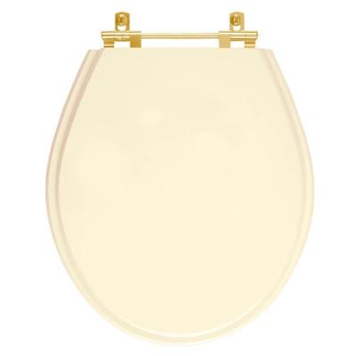 Assento Sanitário Ravena Alongado Resina Plástica Parafusado Convencional Creme Pontto Lavabo