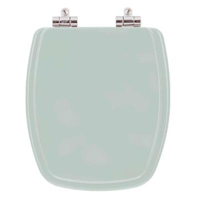 Assento Sanitário Stylus Alongado Resina Plástica Fechamento Suave Verde Água Pontto Lavabo