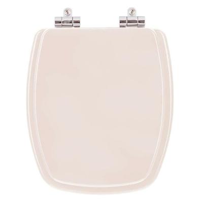 Assento Sanitário Stylus Alongado Resina Plástica Fechamento Suave Rosato Pontto Lavabo