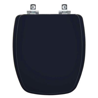 Assento Sanitário Stylus Alongado Polipropileno Fechamento Suave Azul Pontto Lavabo