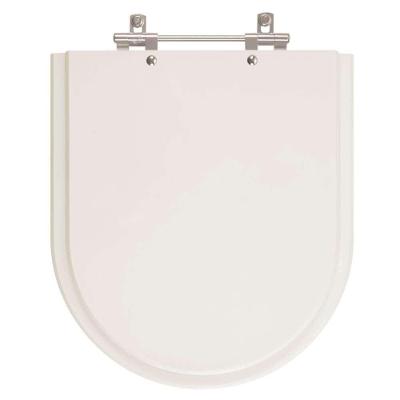 Assento Sanitário Smart Oval MDF Fechamento Convencional Bege Pontto Lavabo