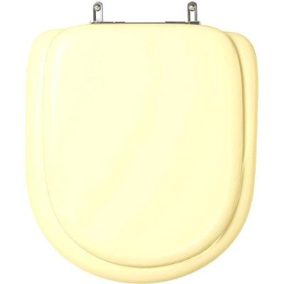 Assento Sanitário Valentina Oval Poliuretano Almofadado Marfim Pontto Lavabo