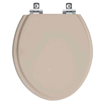 Assento Sanitário Saara Oval Polipropileno Fechamento Suave Bege Pontto Lavabo