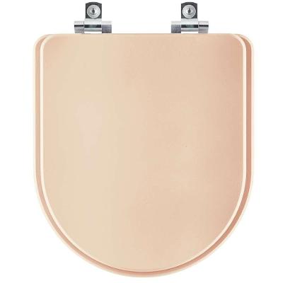Assento Sanitário Valentina Rose Alongado Polipropileno Fechamento Suave Rosa Pontto Lavabo