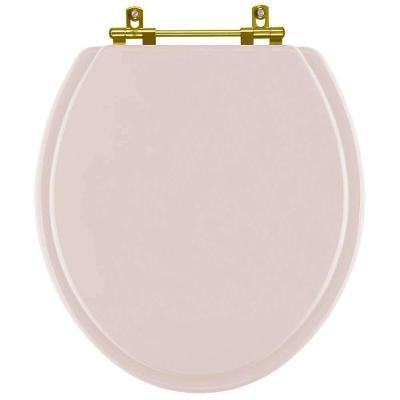 Assento Sanitário Universal Oval Resina Plástica Fechamento Convencional Salmão Pontto Lavabo