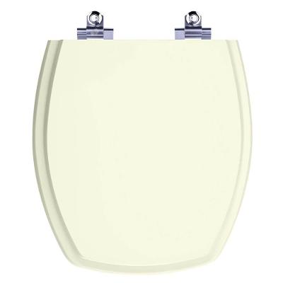 Assento Sanitário Thema Alongado Plástico Fechamento Suave Bege Pontto Lavabo