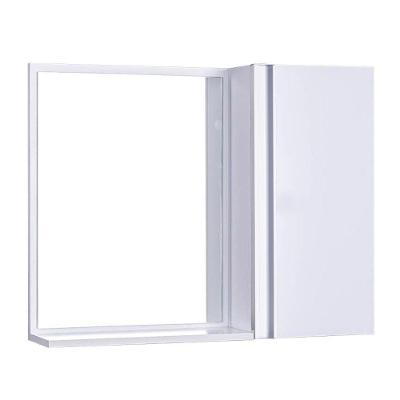 Espelho com Armário para Banheiro Barra Vertical 1 Prateleira MDP 58CM Pontto Lavabo