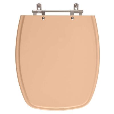 Assento Sanitário Stylus Pêssego 73 para Vaso Celite Plástico Fixação Superior Fechamento