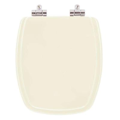 Assento Sanitário Stylus Alongado Resina Plástica Parafusado Fechamento Suave Bege Pontto Lavabo