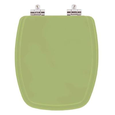 Assento Sanitário Stylus Alongado Resina Plástica Fechamento Suave Soft Close Verde