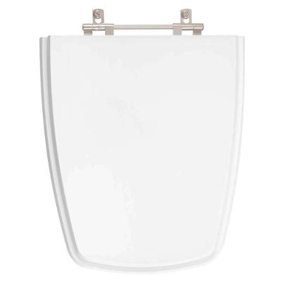Assento Sanitário Stylus Excellence Alongado MDF Fechamento Convencional Alumínio Anodizado Branco