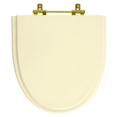 Assento Sanitário Studio Bone Alongado MDF Fechamento Convencional Bege Pontto Lavabo