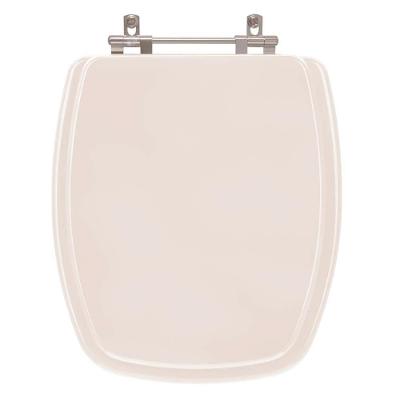 Assento Sanitário Stylus Alongado MDF Fechamento Convencional Rosato (Pessego) Pontto Lavabo