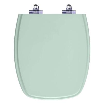 Assento Sanitário Stylus Alongado Laqueado Fechamento Suave Verde Água Pontto Lavabo