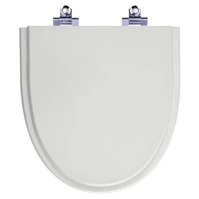 Assento Sanitário Studio Alongado Laqueado Fechamento Suave Cinza Platina Pontto Lavabo