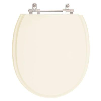 Assento Sanitário Village Oval MDF Fechamento Convencional Alumínio Anodizado Creme Pontto Lavabo