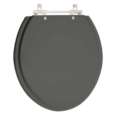 Assento Sanitário Ideal Standard Oval Poliéster Convencional Almofadado Cinza Quartzo