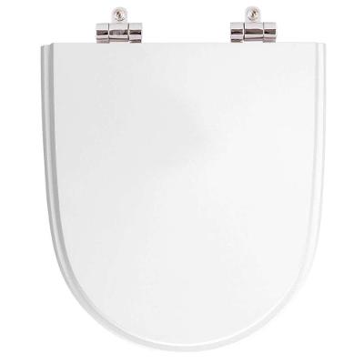 Assento Sanitário Mondiale Alongado Resina Plástica Fechamento Suave Branco Pontto Lavabo