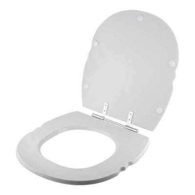 Assento Sanitário Massima Alongado Resina Plástica Parafusado Convencional Cinza Platina Pontto