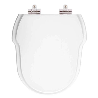Assento Sanitário Hampton Alongado Resina Plástica Fechamento Suave Soft Close Branco