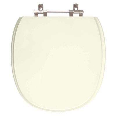 Assento Sanitário Massima Alongado MDF Fechamento Convencional Bege Claro Pontto Lavabo