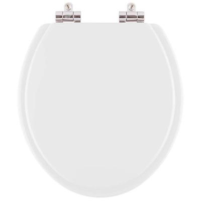 Assento Sanitário Izy Alongado Resina Plástica Fechamento Suave Branco Pontto Lavabo