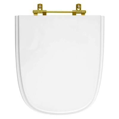 Assento Sanitário Ibiza Alongado Resina Plástica Parafusado Convencional Branco Pontto Lavabo
