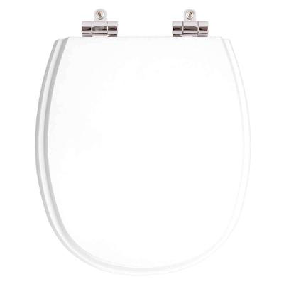 Assento Sanitário Loren One Alongado Resina Plástica Fechamento Suave Soft Close Branco Pontto