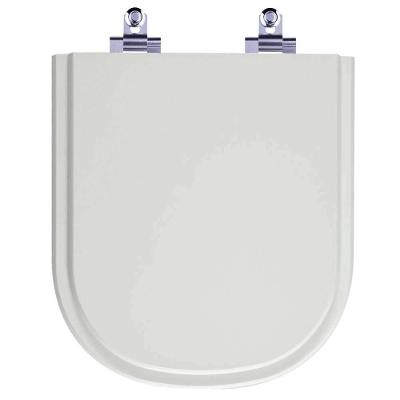 Assento Sanitário Life Alongado Plástico Fechamento Suave Cinza Prata Pontto Lavabo