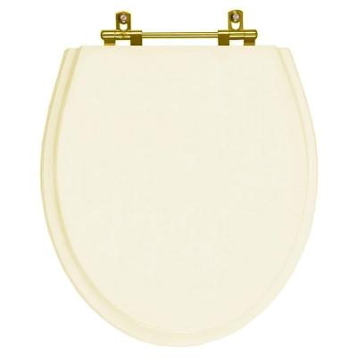 Assento Sanitário Windsor Alongado Resina Plástica Parafusado Convencional Creme Pontto Lavabo