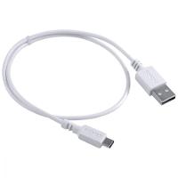Cabo Para Celular Smartphone Usb A 2.0 Para Usb Tipo C 50 Cm Branco - Puacb-05 - 6