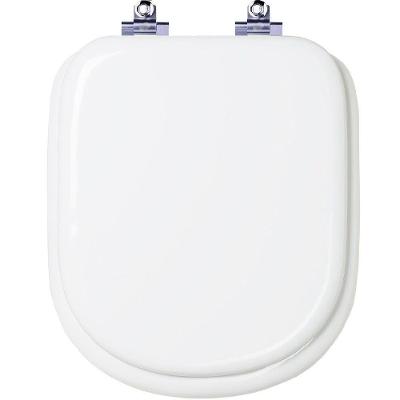 Assento Sanitário Vogue Plus Alongado Poliuretano Fechamento Suave Almofadado Branco Pontto Lavabo