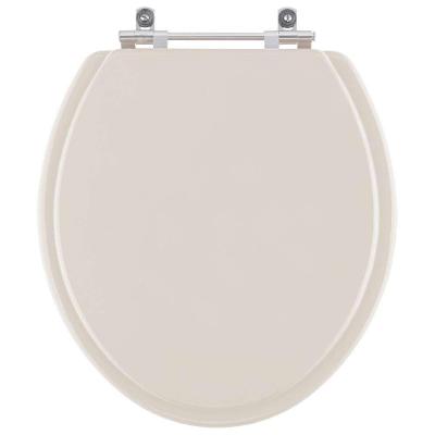 Assento Sanitário Oval MDF Fechamento Convencional Alumínio Anodizado Rosa Shell Pontto