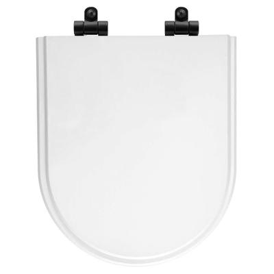 Assento Sanitário Nuova Alongado Resina Plástica Fechamento Suave Branco Pontto Lavabo