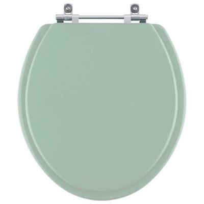 Assento Sanitário Liberty Convencional MDF Fechamento Superior Verde Claro Pontto Lavabo
