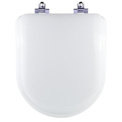 Assento Sanitário Nexo Oval MDF Fechamento Suave Almofadado Branco Pontto Lavabo