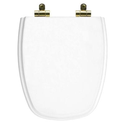 Assento Sanitário Monte Carlo Alongado Resina Plástica Fechamento Suave Branco Pontto Lavabo