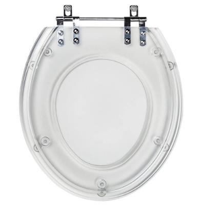 Assento Sanitário Izy Alongado Resina Plástica Convencional Transparente Pontto Lavabo