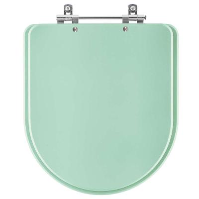 Assento Sanitário Jasmim Alongado MDF Parafusado Verde Pontto Lavabo