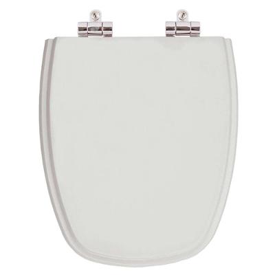 Assento Sanitário Monte Carlo Alongado Resina Plástica Parafusado Fechamento Suave Cinza 40CM