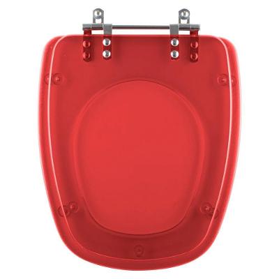 Assento Sanitário Monte Carlo Alongado Resina Plástica Parafusado Convencional Vermelho Pontto