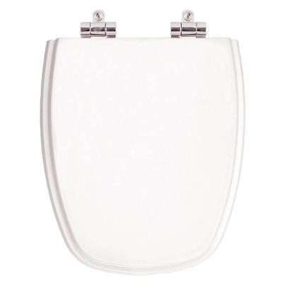 Assento Sanitário Monte Carlo Alongado Resina Plástica Fechamento Suave Branco Pontto Lavabo