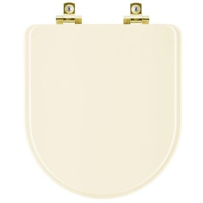 Assento Sanitário Nuova Alongado Plástico Fechamento Suave Creme Pontto Lavabo para Vaso Deca
