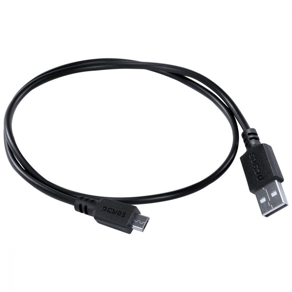 Cabo Para Celular Smartphone Micro Usb Para Usb A 2.0 50 Cm Preto - Pmuap-05 - 6
