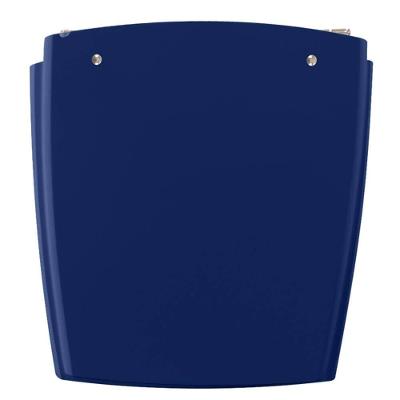 Assento Sanitário Nuage Navy para Louça Incepa Alongado MDF Fechamento Convencional Azul Pontto
