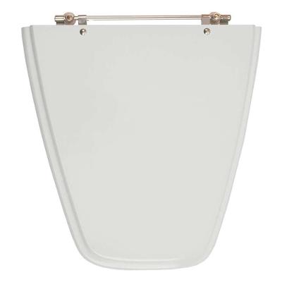 Assento Sanitário Plaza Alongado Resina Plástica Convencional Cinza Claro Pontto Lavabo