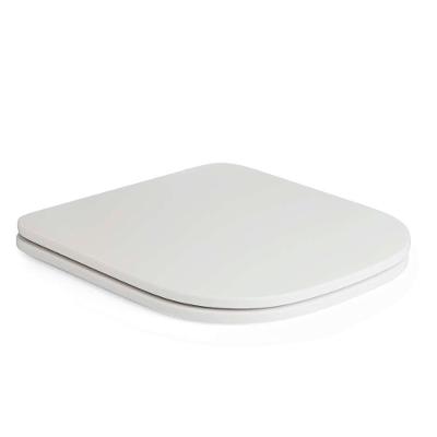 Assento Sanitário Piano Quadrado Polipropileno Parafusado Convencional Branco Pontto Lavabo