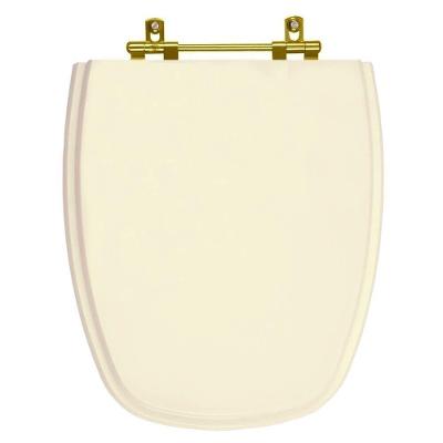 Assento Sanitário Monte Carlo Alongado MDF Fechamento Convencional Creme Pontto Lavabo